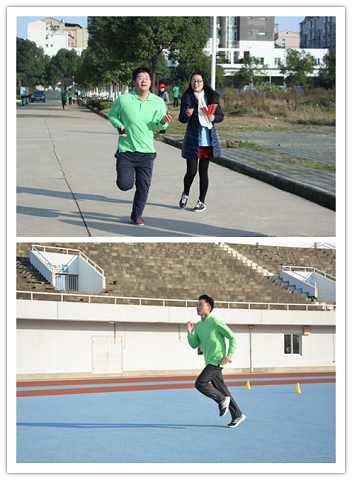 2015年银河师生冬季长跑活动快乐开跑
